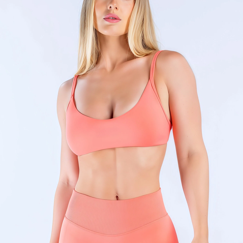 Plunge Bra Push Up - HISTELLO Impact Scoop Neck Bra pour